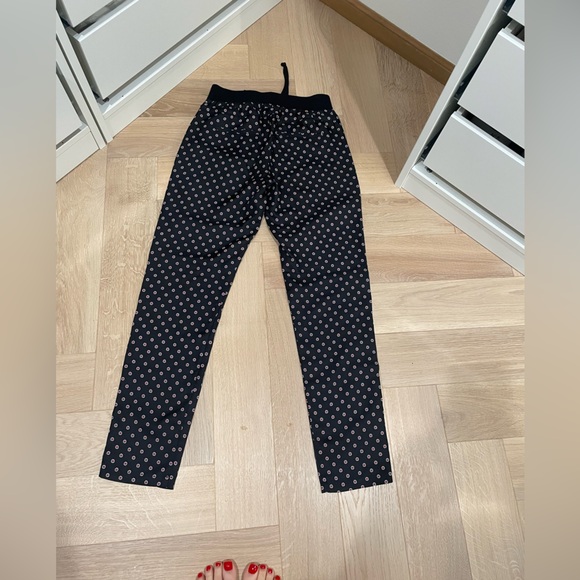 THE KOOPLES SPORT RUBY FLORAL PRINT SILK Pants | Size 0 | Like New - Picture 3 of 7